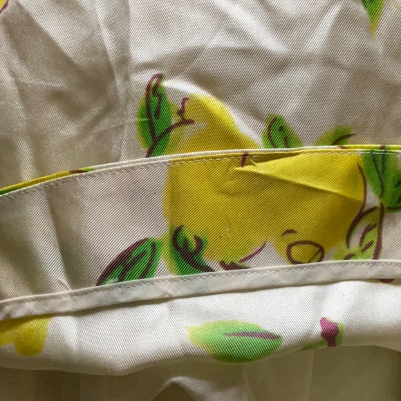 “KATE SPADE” ♠️ Lemon Print Fully Lined Skirt. - Picture 12 of 12